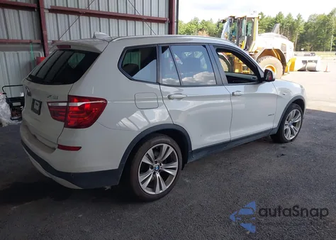 2016 BMW X3 xDrive28I from USA, damaged, VIN 5UXWX9C57G0D86106